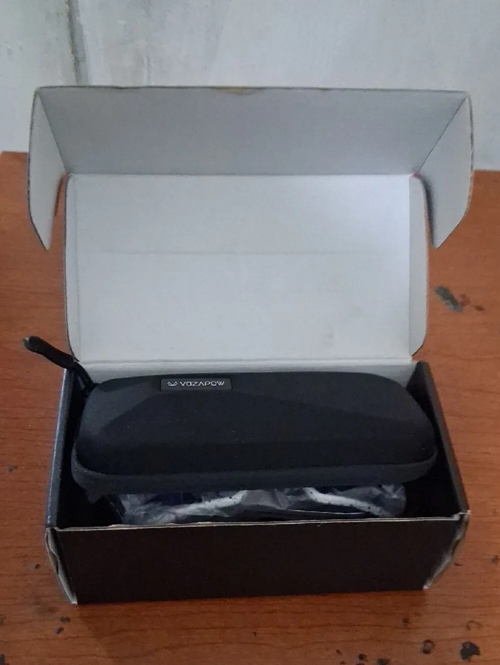 VOZAPOW Sports Eyewear Box - Black with Orange & Blue Logo